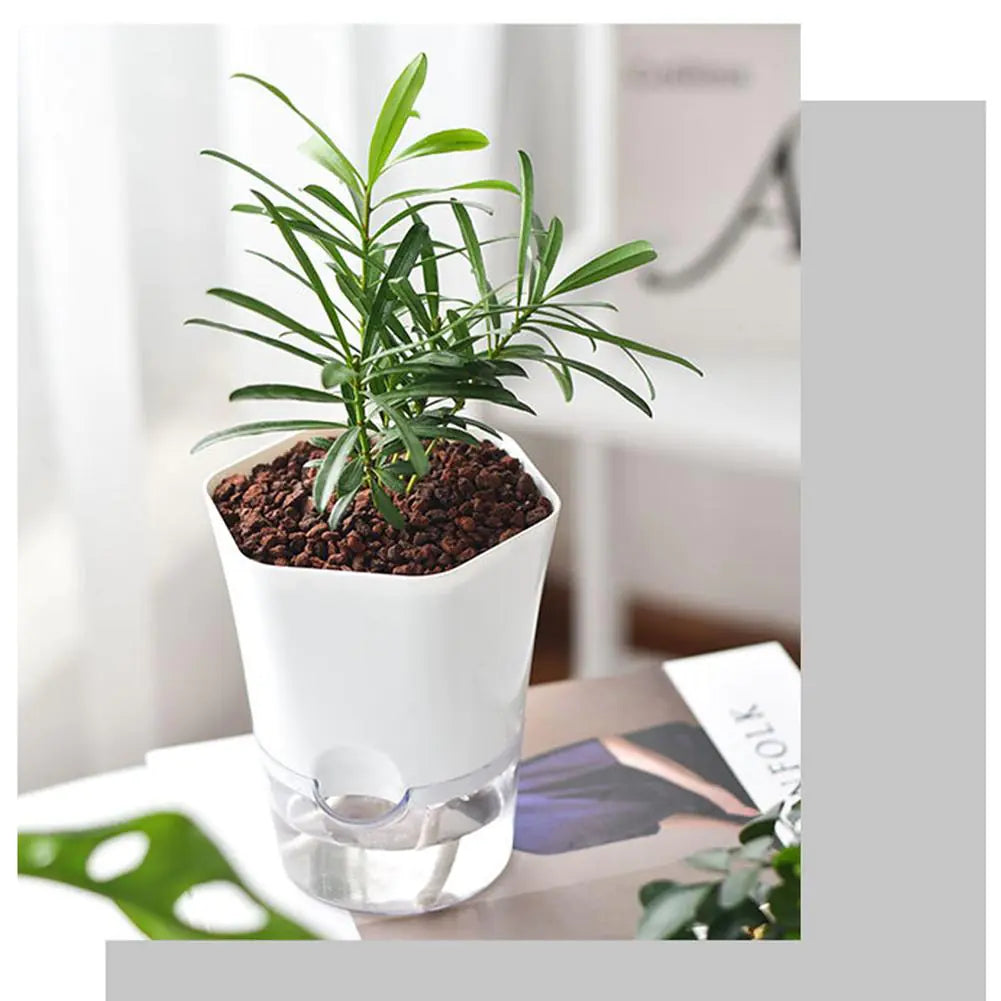Automatic watering flower pot